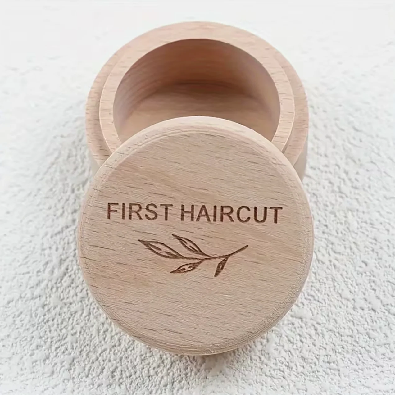Houten Haarlok Bewaardoosje