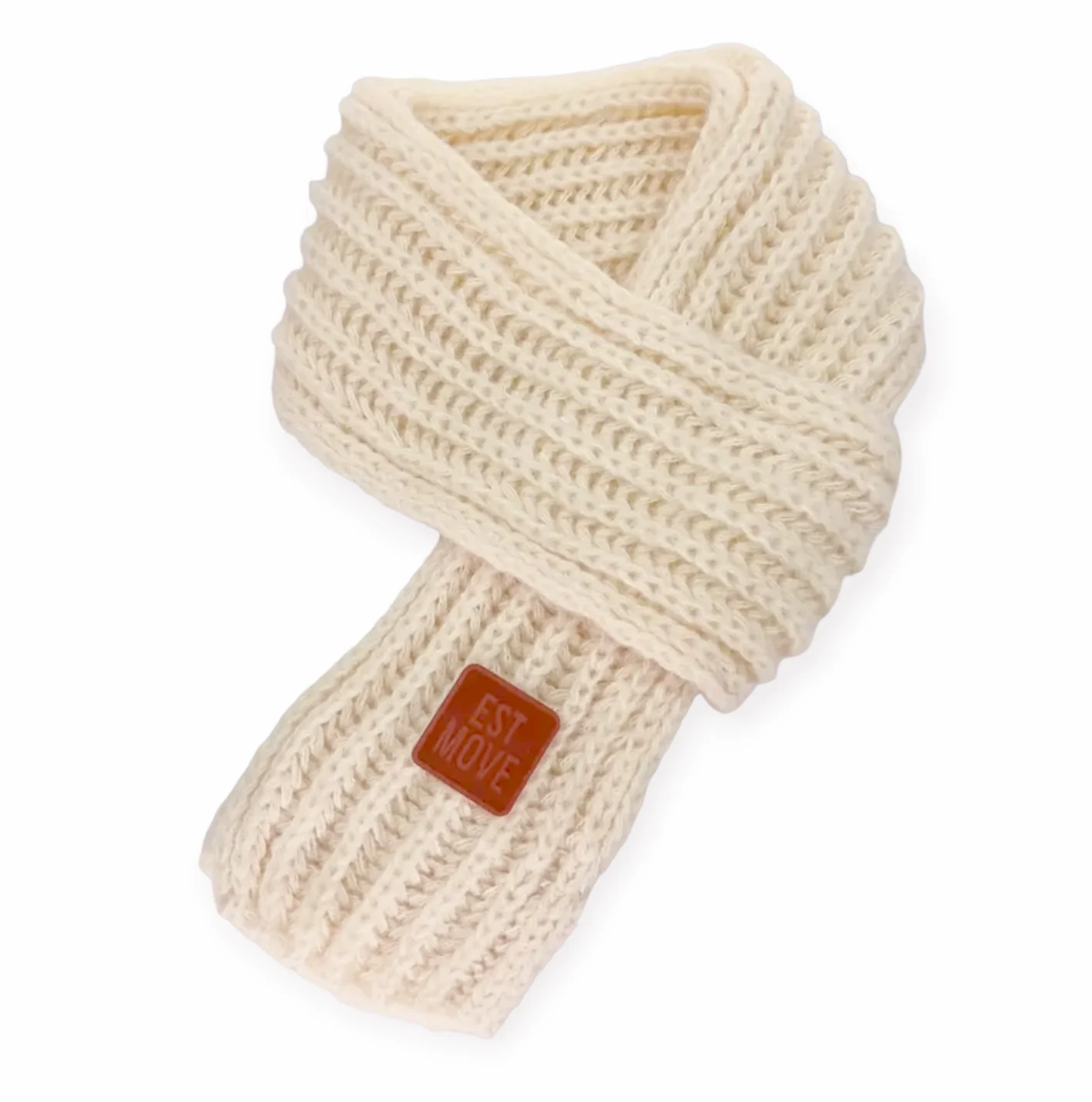 Grofgebreide Sjaal – Creme