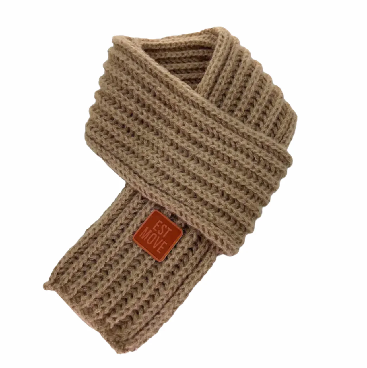 Grofgebreide Sjaal – Khaki