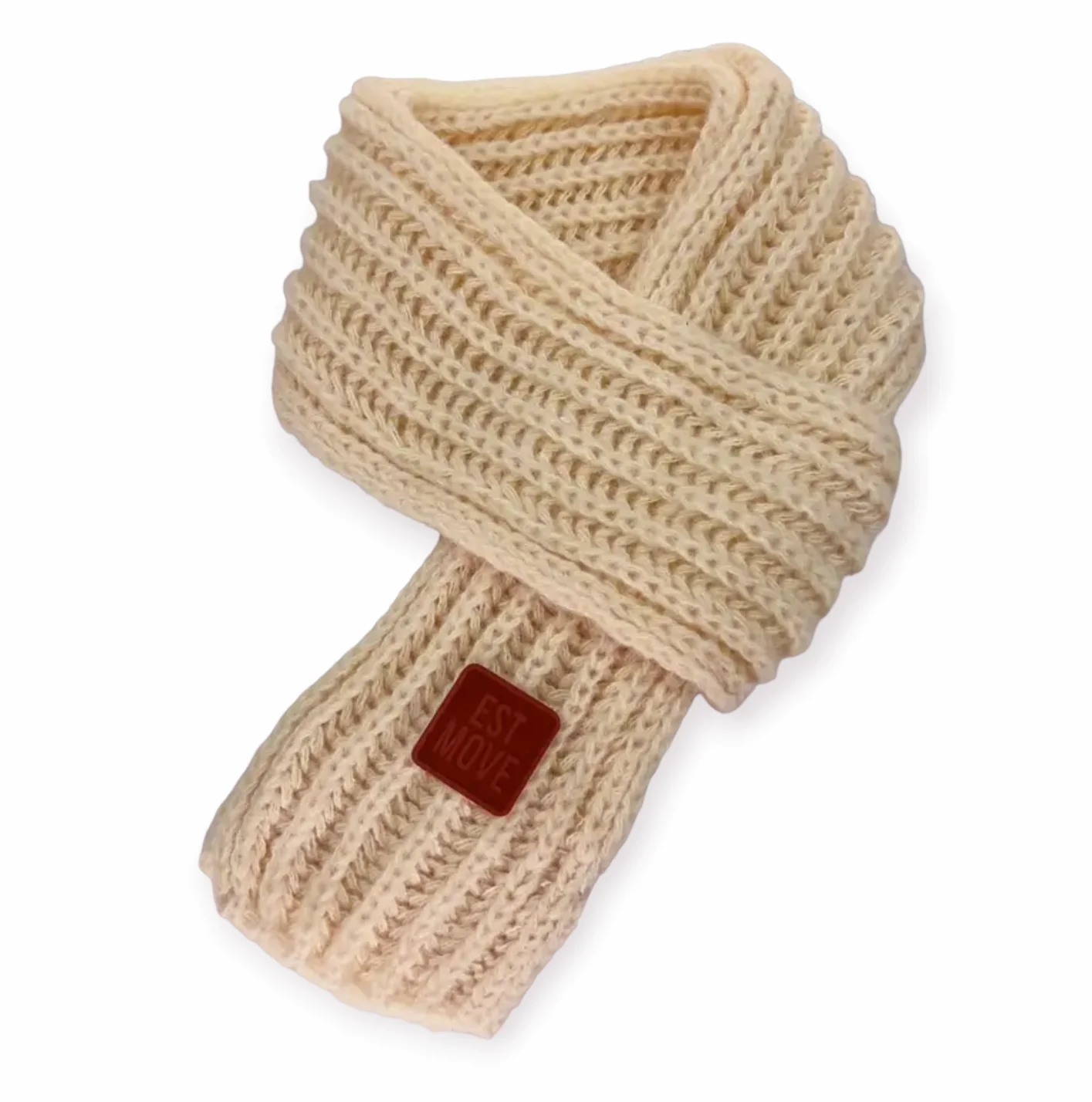 Grofgebreide Sjaal – Beige