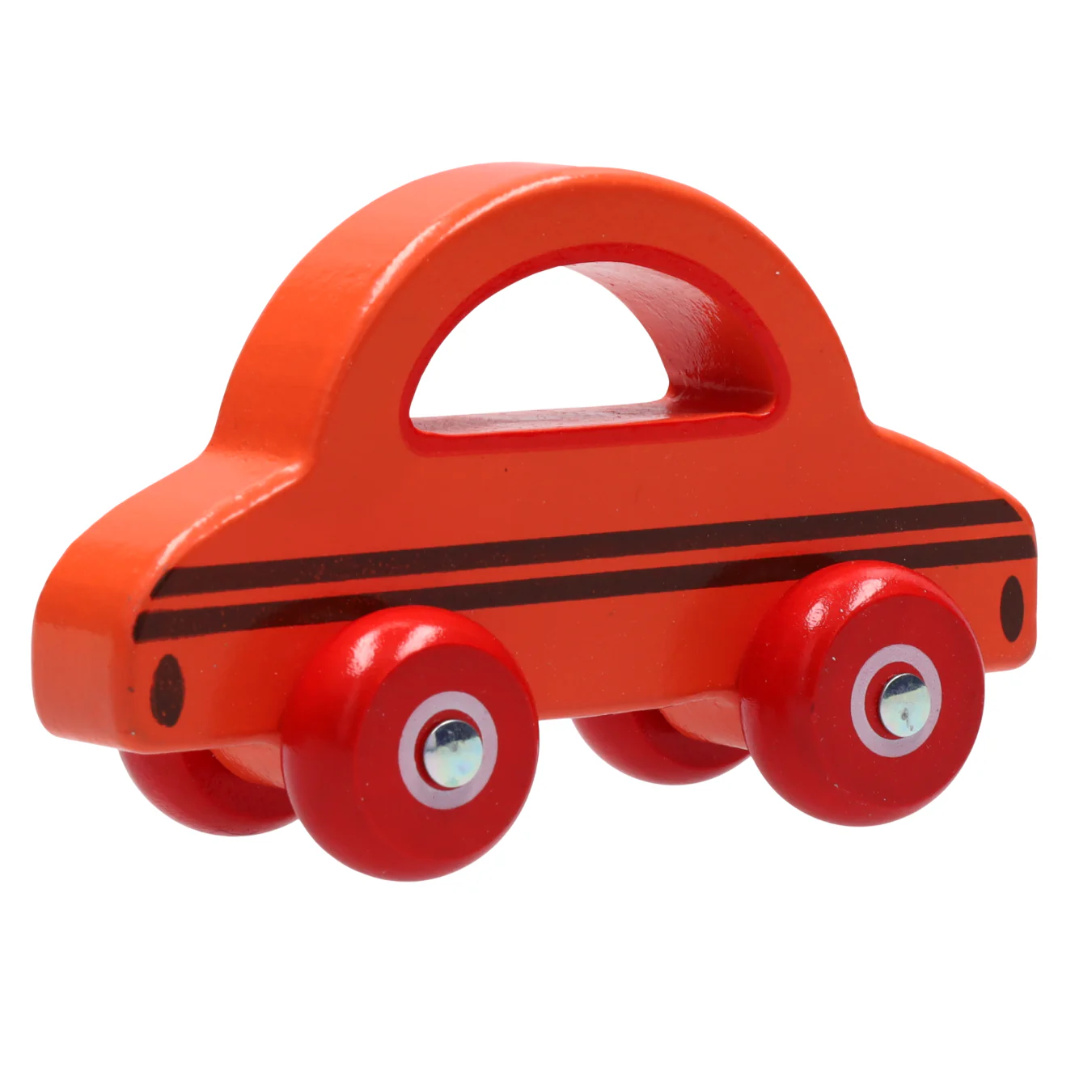 Rode Houten Auto