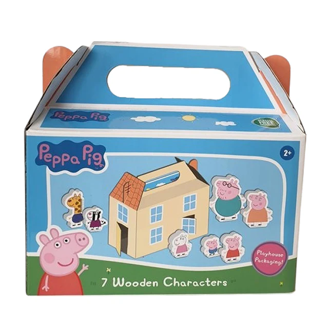Peppa Pig – 7 Houten Speelfiguren