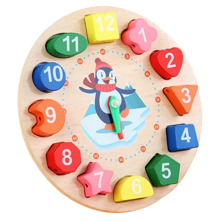 Houten Inlegpuzzel ‘Klok’