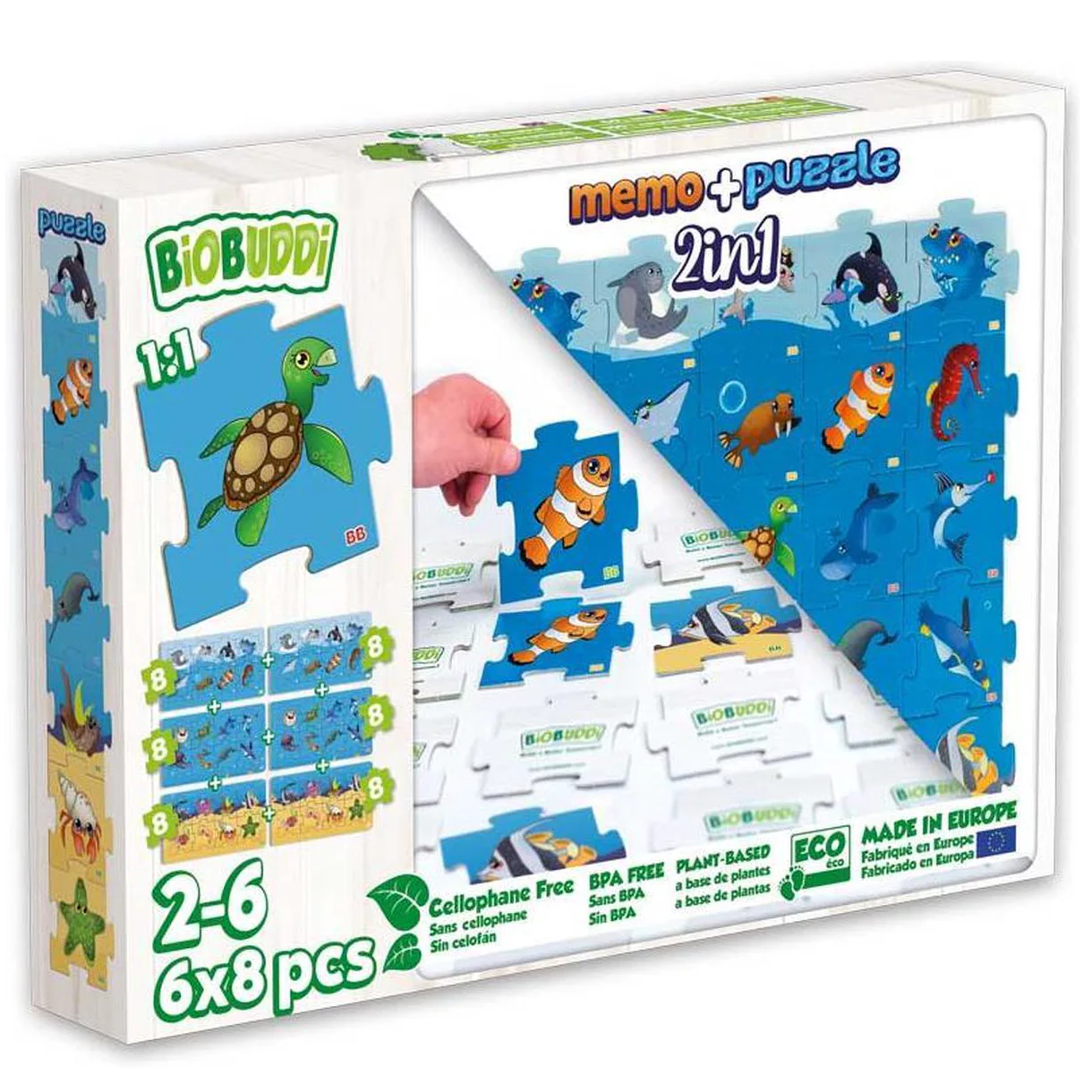 BioBuddi Memory & Puzzel ‘Zeeleven’