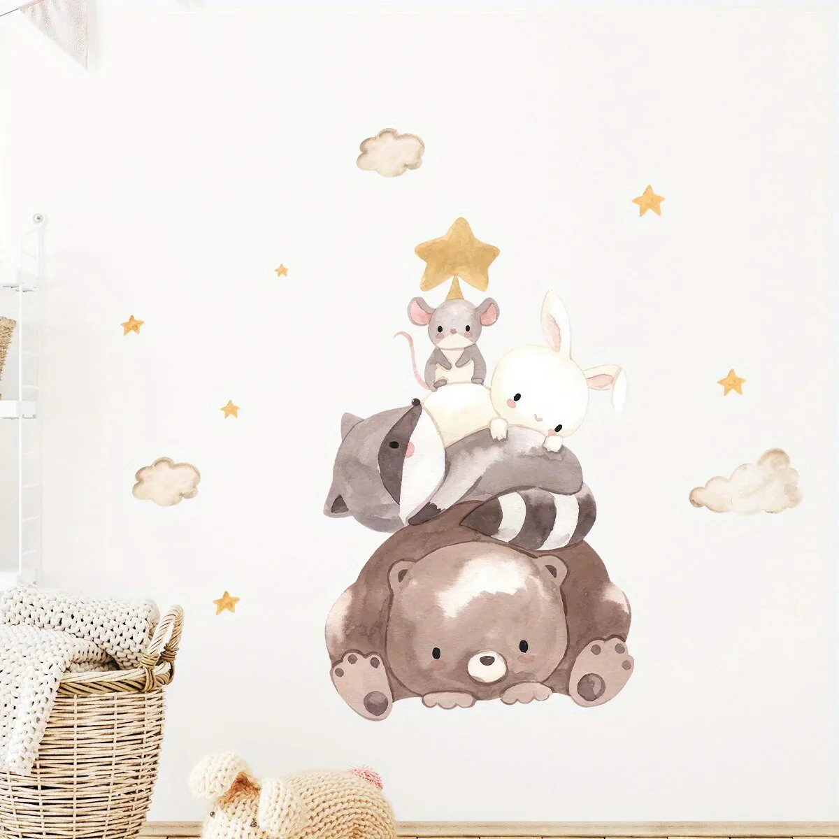 Muursticker ‘Hoopje Dieren’
