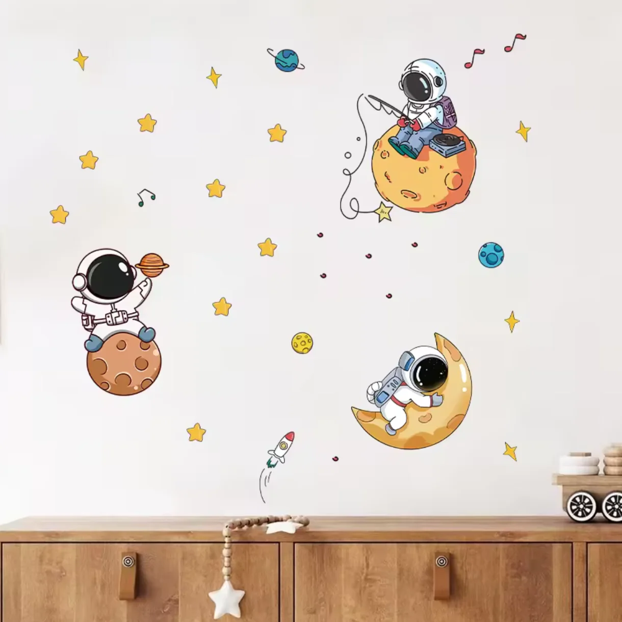 Muursticker ‘Astronauten & Planeten’