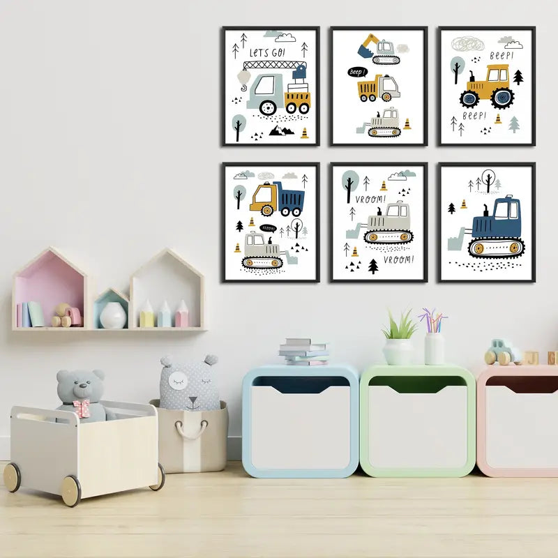 Werkauto’s Posters