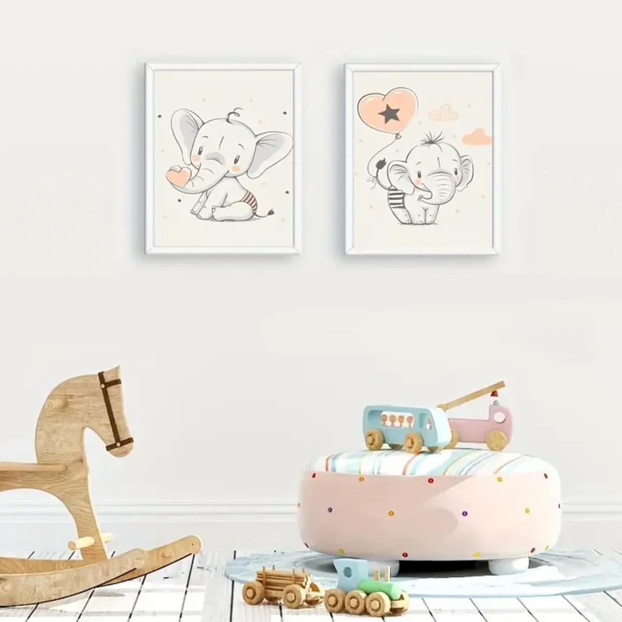 Set: 2 olifanten posters