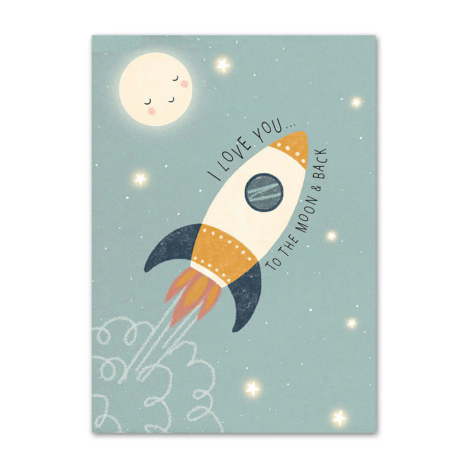 Canvas Poster ‘To the Moon’