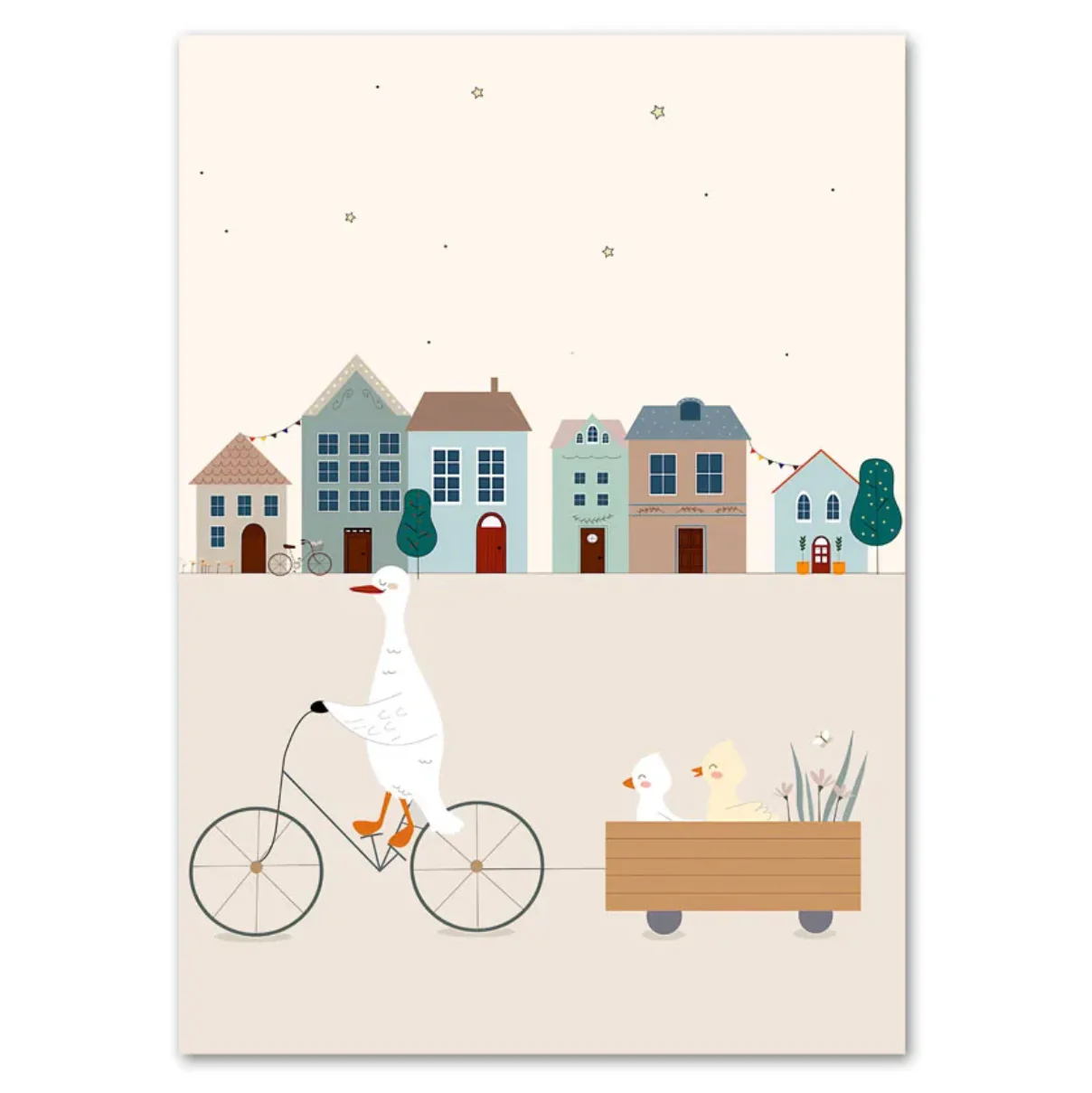 Poster ‘Eend op Fiets’