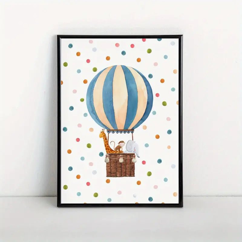 Canvas Poster ‘Heteluchtballon’