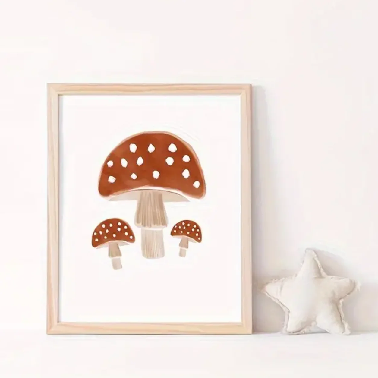 Canvas Poster ‘Paddenstoelen’