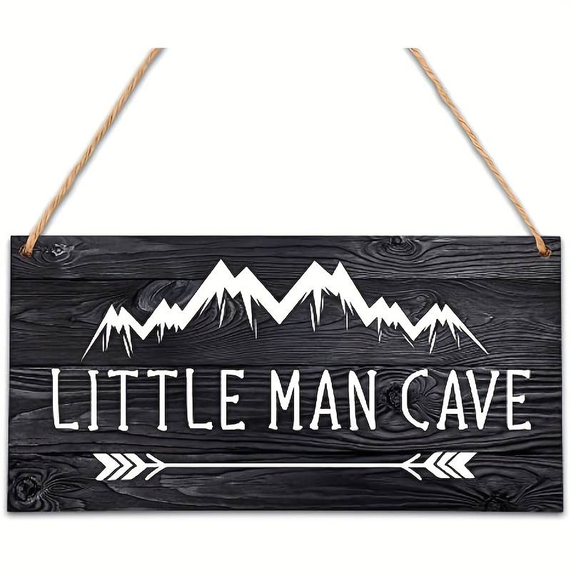 ‘Little Man Cave’ Bordje Zwart