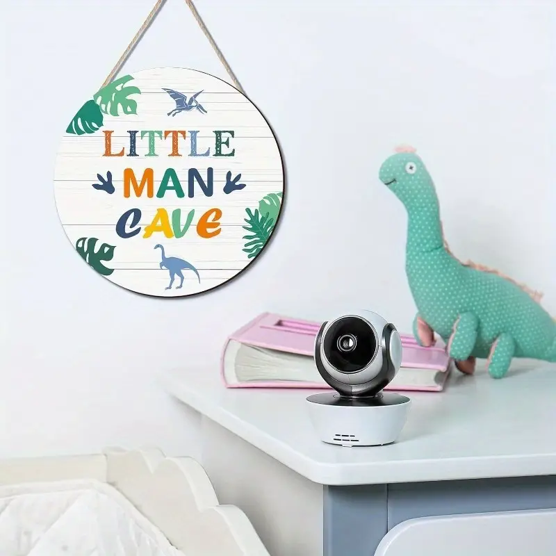 Houten Bordje ‘Little Man Cave’ Dino