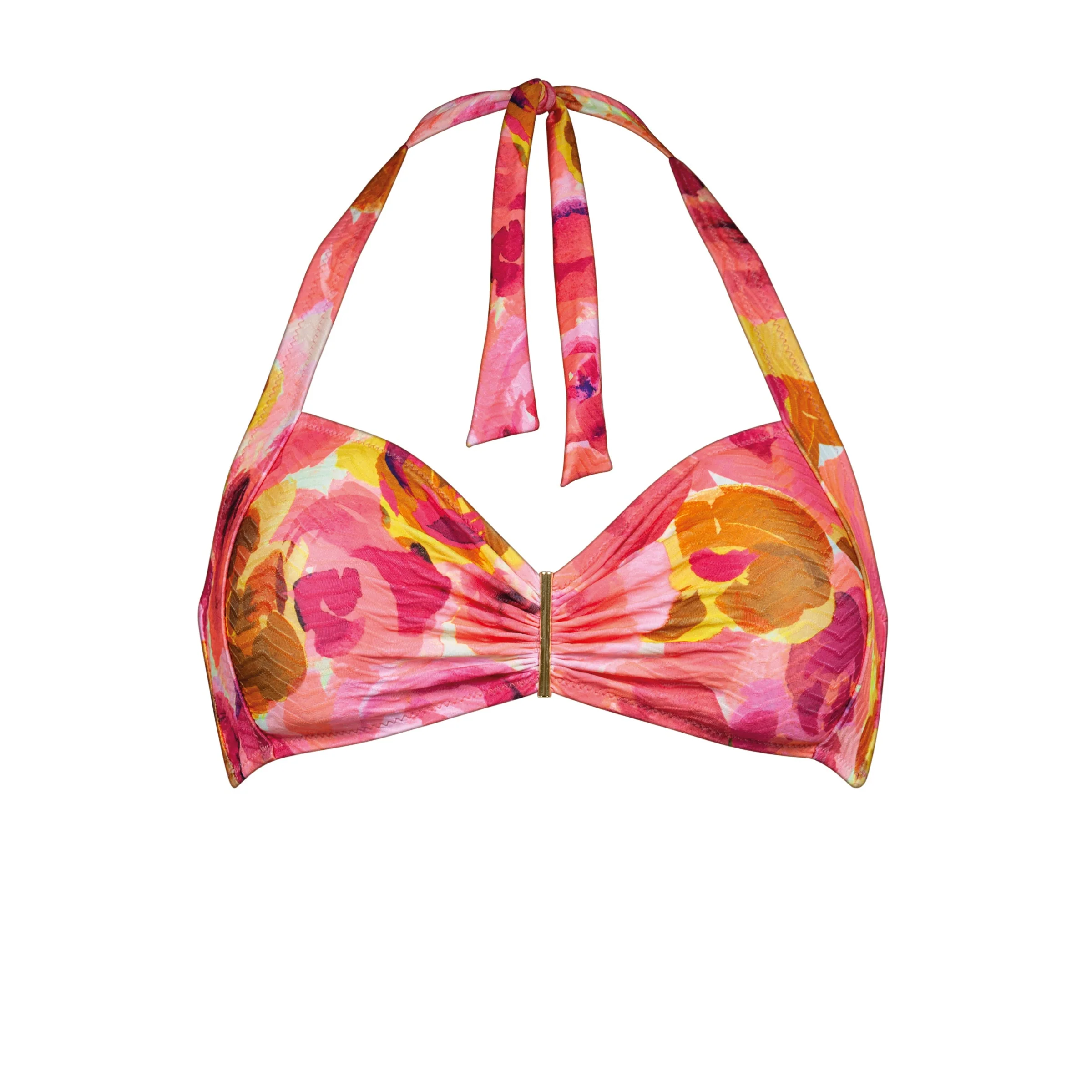 Euphoric Bloomwave Halter Bikini Top