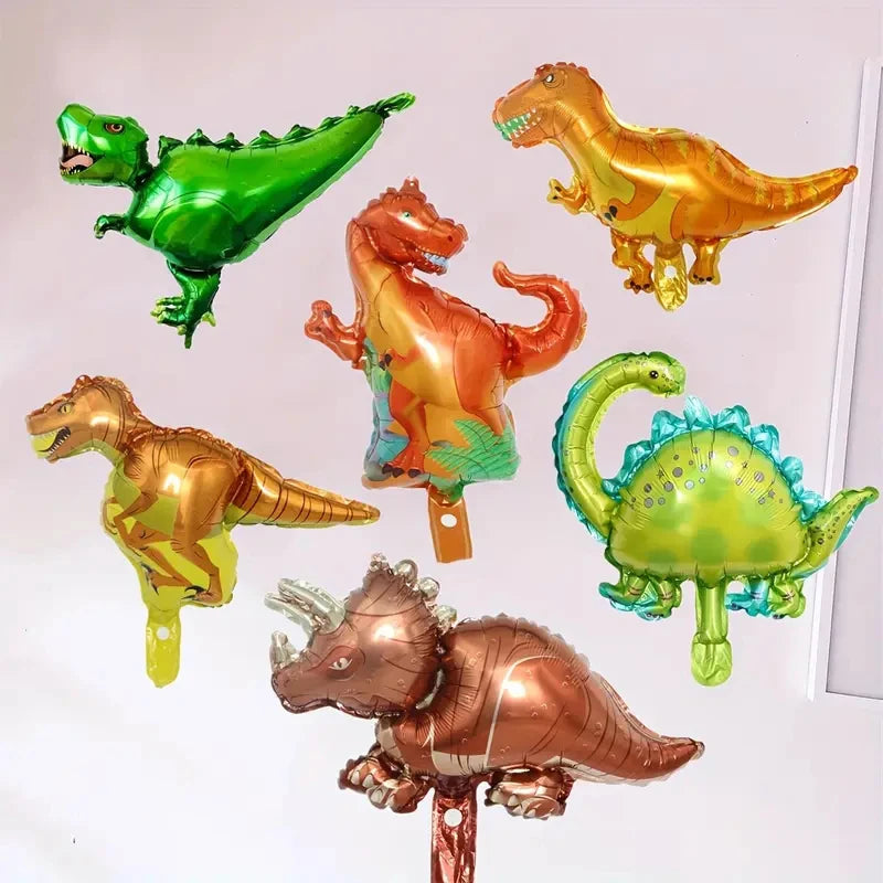 6 stuks Folieballonnen ‘Dinosaurus’
