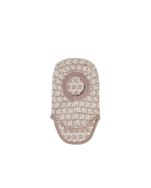 Balaclava – Merino wol – Konijntjes/roze – Smallstuff
