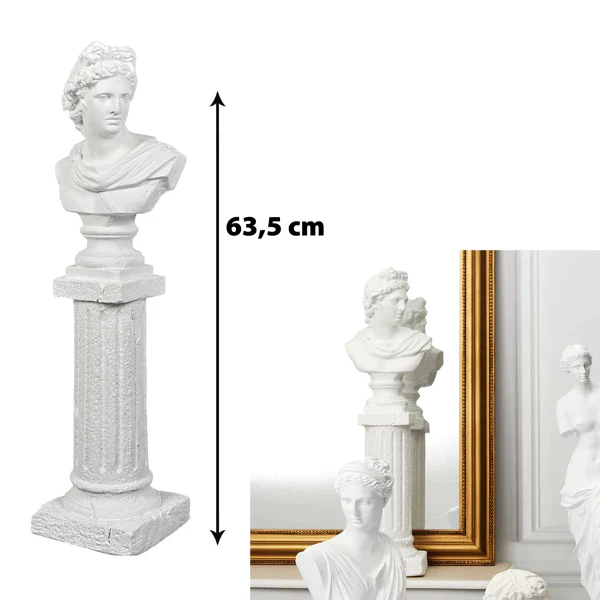 beeld buste magnesia h63.5cm