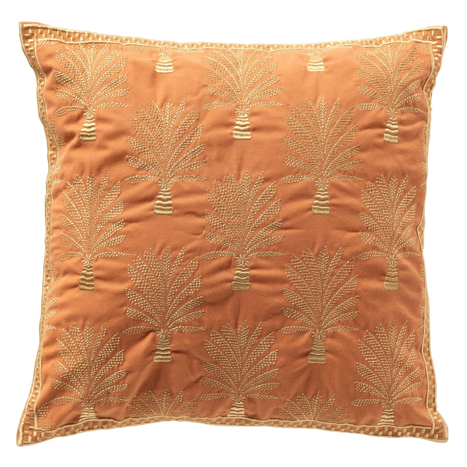 Dutch Decor Sierkussen Cycas – 45x45cm – Carmelian