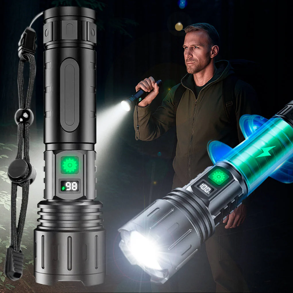 100000 lumen zaklamp