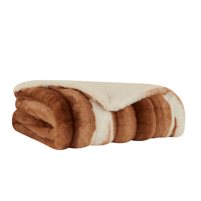 Karaca Rabbit Bruine Sherpa Deken 150×200 cm