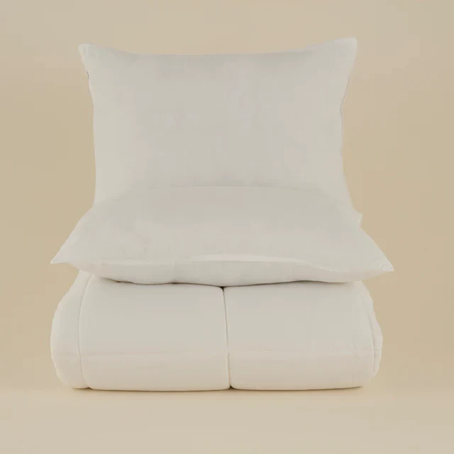 Karaca Basic Microvezel Dekbed en Kussenset