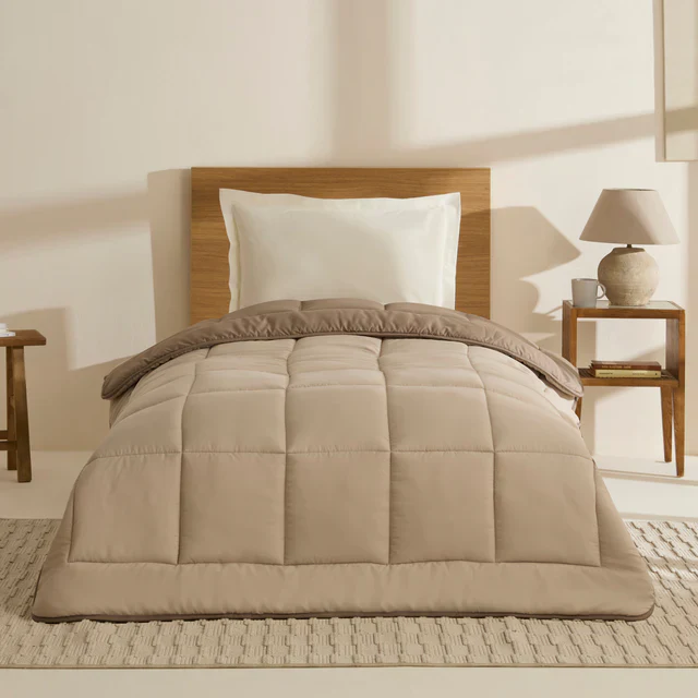 Karaca Double Face Dekbed Beige-Mokka 155×220
