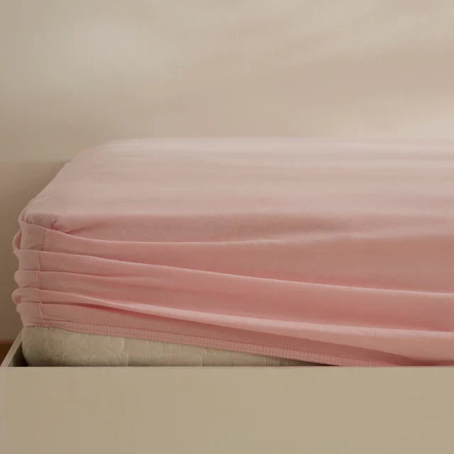 Karaca Home Jersey Hoeslaken, 160×200+30 cm, Oudroze