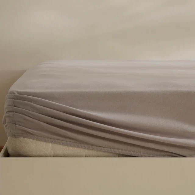 Karaca Home Jersey Hoeslaken, 100×200+30cm, Grijs