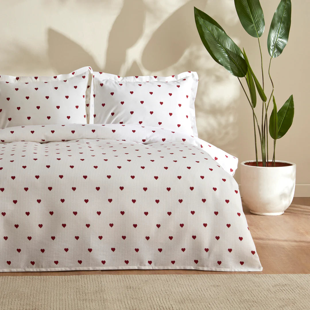 Sarah Anderson Amour Piqué Set voor Tweepersoonsbed