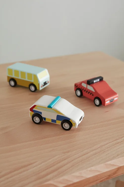 Pull Back Cars – 3-delige Set – Auto’s – Kid’s Concept