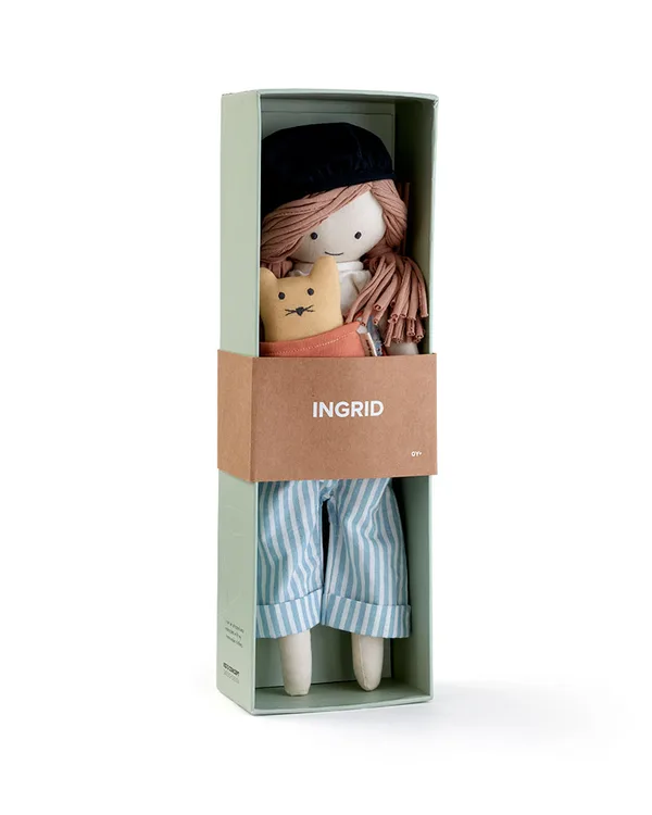 Zachte meisjes pop – Doll Ingrid – Katoen – Kid’s Concept