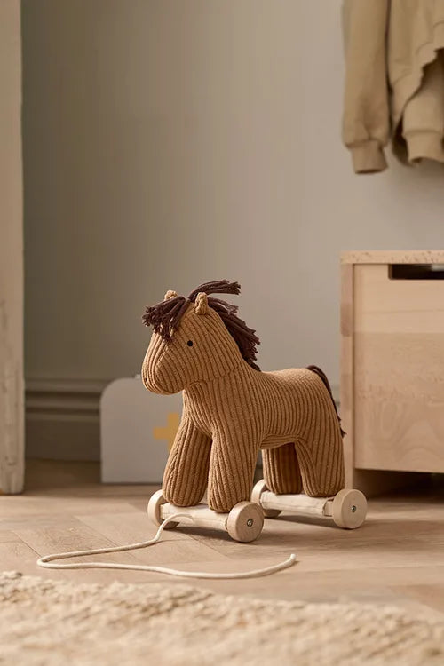 Trekpaardje Vera Aiden – 2 in 1 –  Pull Along – Bruin – Kid’s Concept