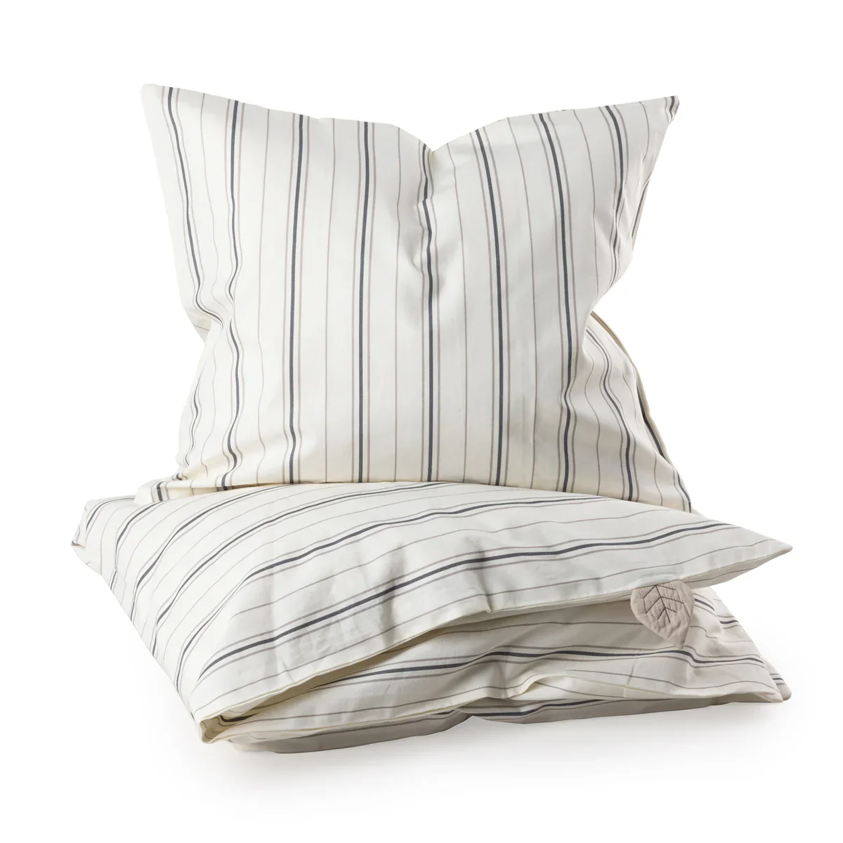 Dekbedovertrek – Percale Junior Bed linen (DK size) – 100x140cm & 40x45cm – Cream Stripe
