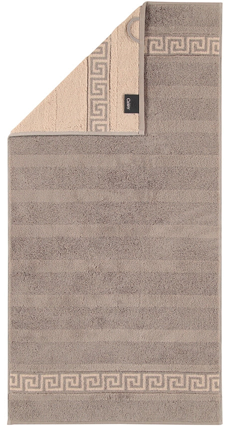 Cawo Noblesse Duo 1003/70 Handdoek Taupe 50×100 cm