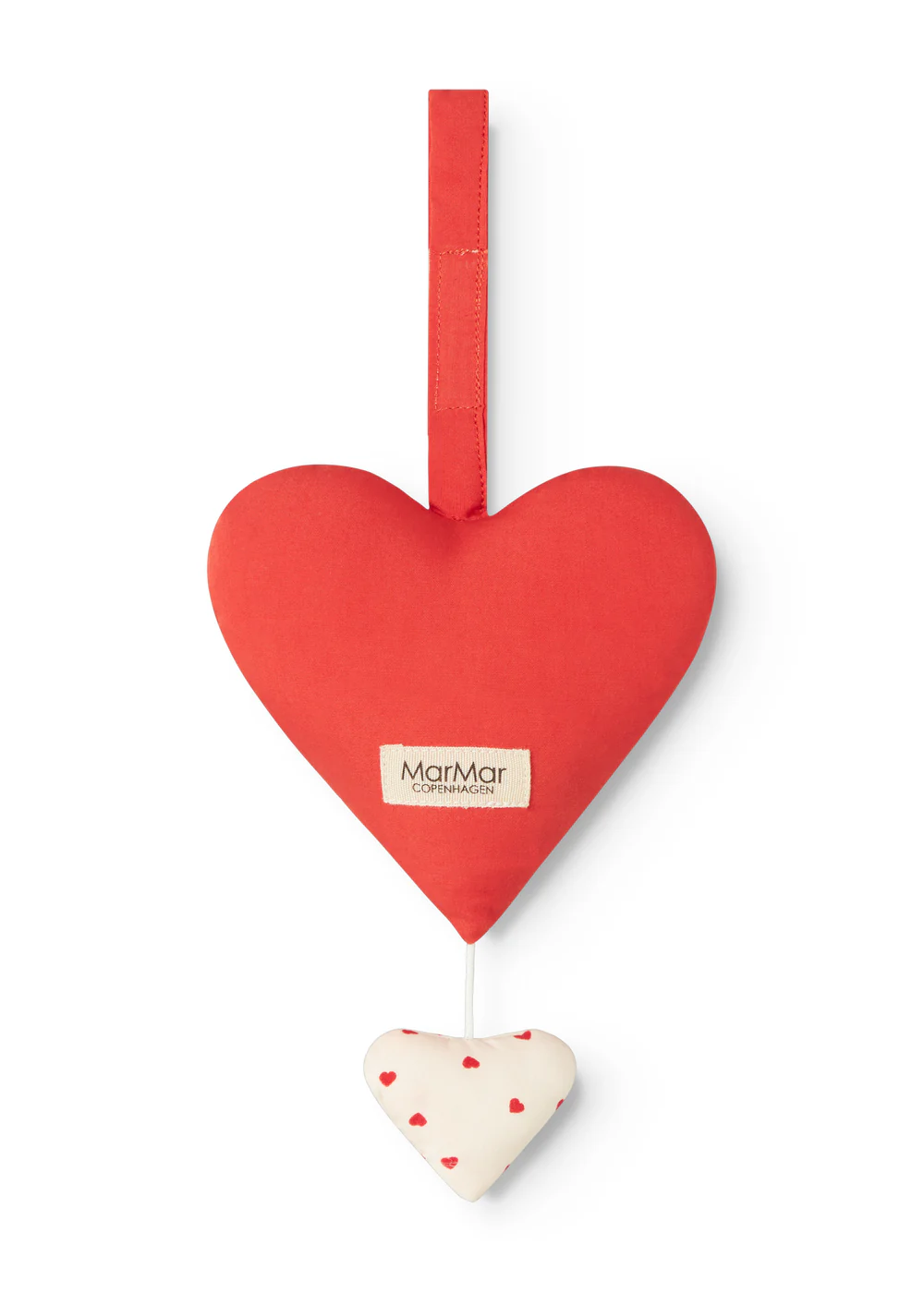 Muziekmobiel Hartje – Music Mobile Heart – Cotton Percale Home – MarMar Copenhagen