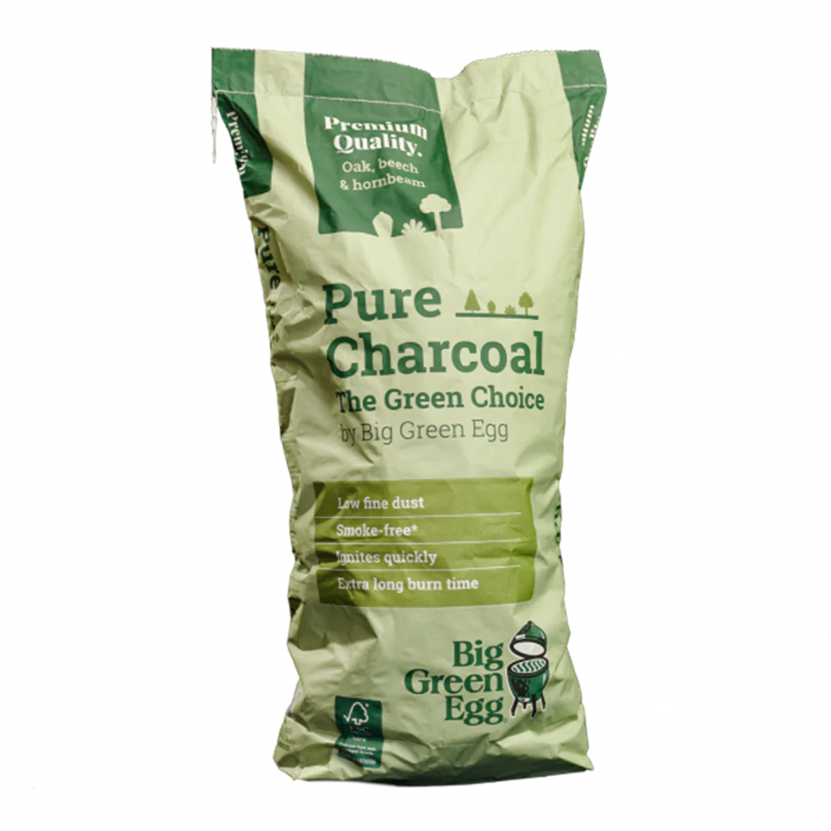 Big Green Egg Pure Houtskool 9KG – Milieuvriendelijk & Rookarm