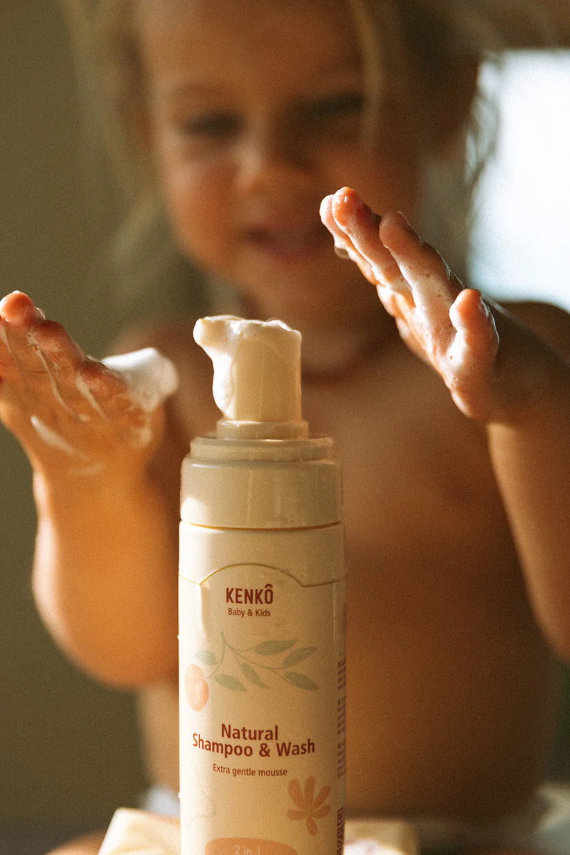 Natural Shampoo & Wash Mousse – Baby & Kids – Natuurlijke shampoo – Kenkô