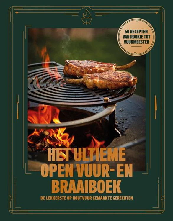 Smokin’ Flavours Het Ultieme Open Vuur- en Braaiboek NL Hardcover