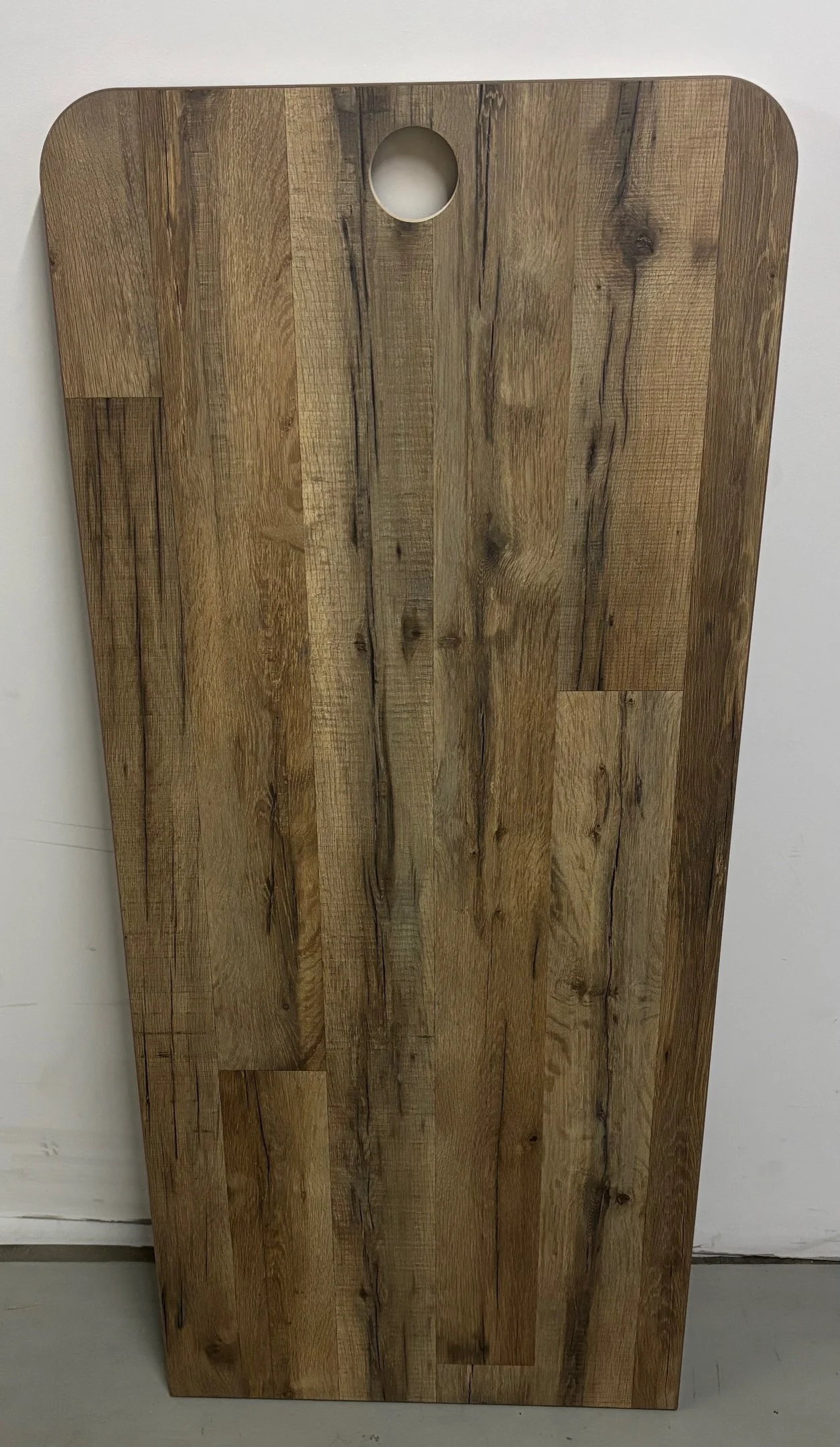 Tafelblad 1280X543 met gat  Wood-803