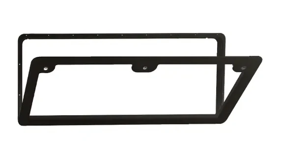 Serviceluik NR.6 ZWART Inclusief twee Fawo housings.