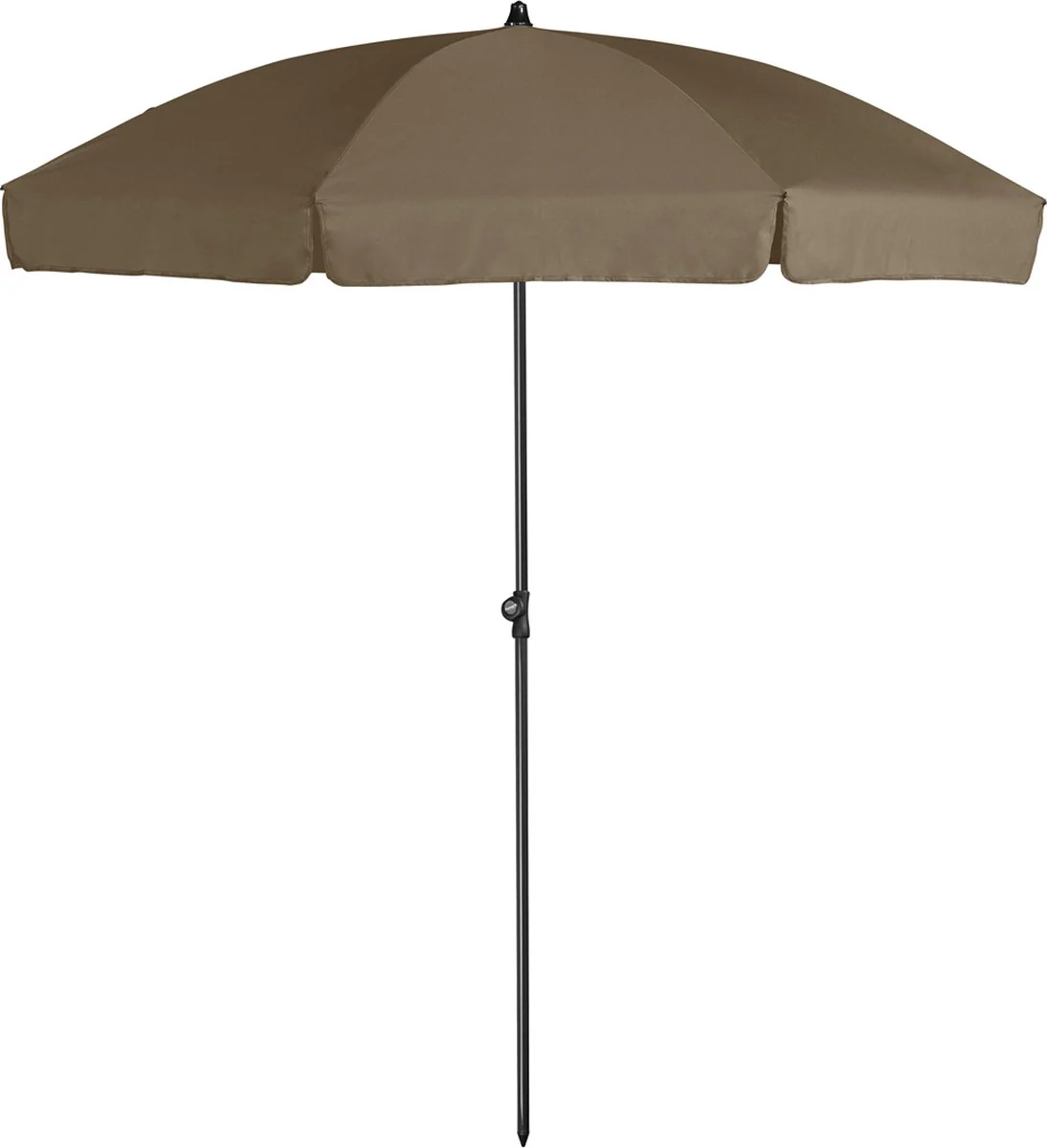 Platinum Aruba parasol taupe Ø2 m met volant
