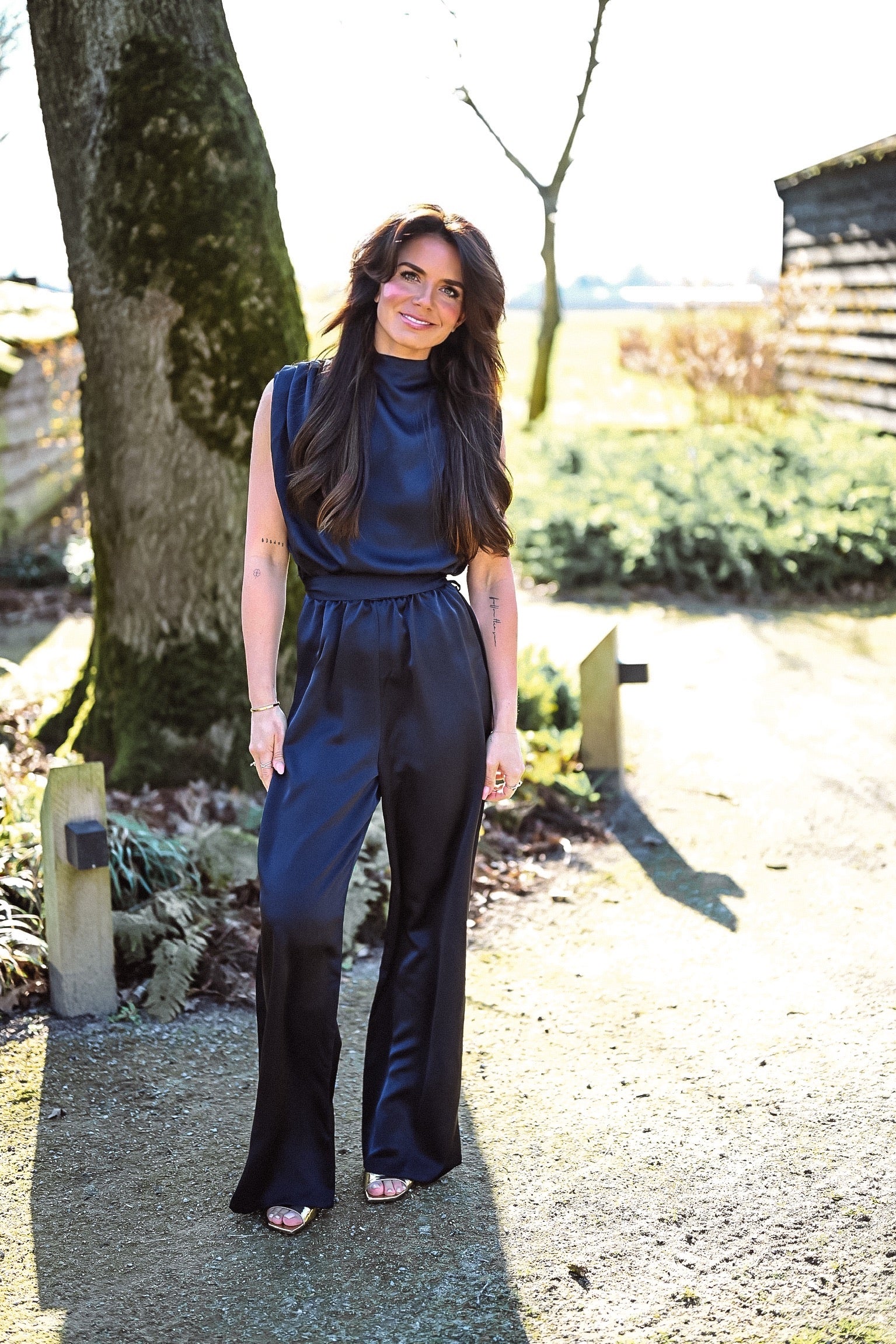 VIOLET JUMPSUIT NAVY