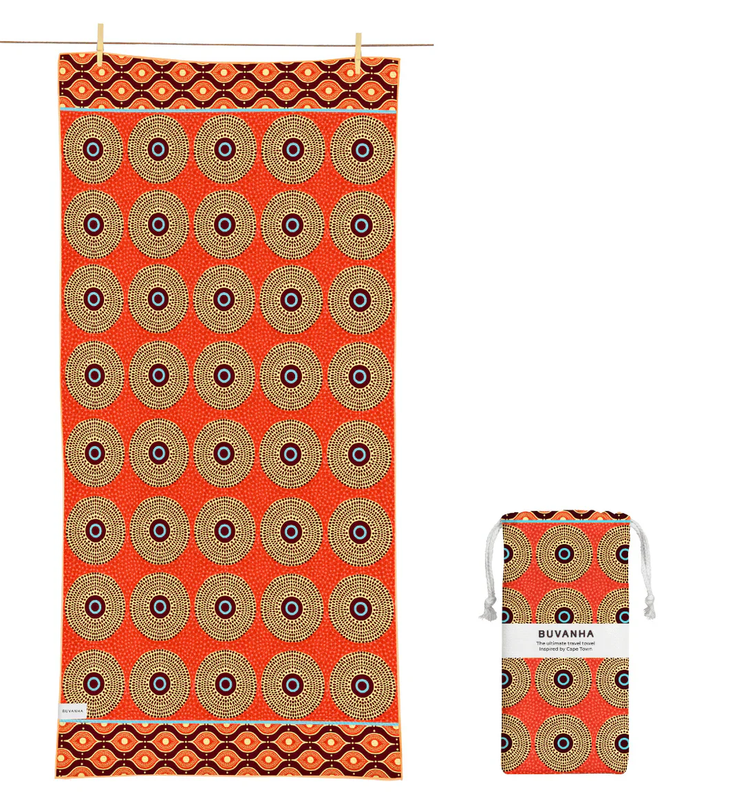 Buvanha Handdoek Cape Town Medium