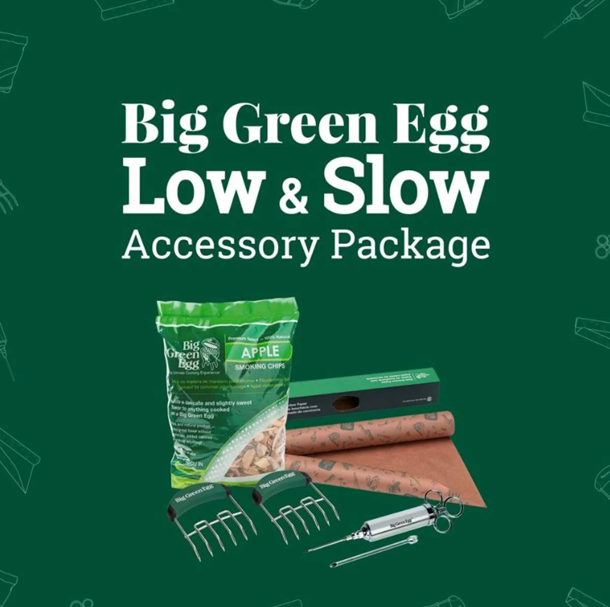 Big Green Egg Low & Slow Pakket – Compleet Slowcooking Accessoires