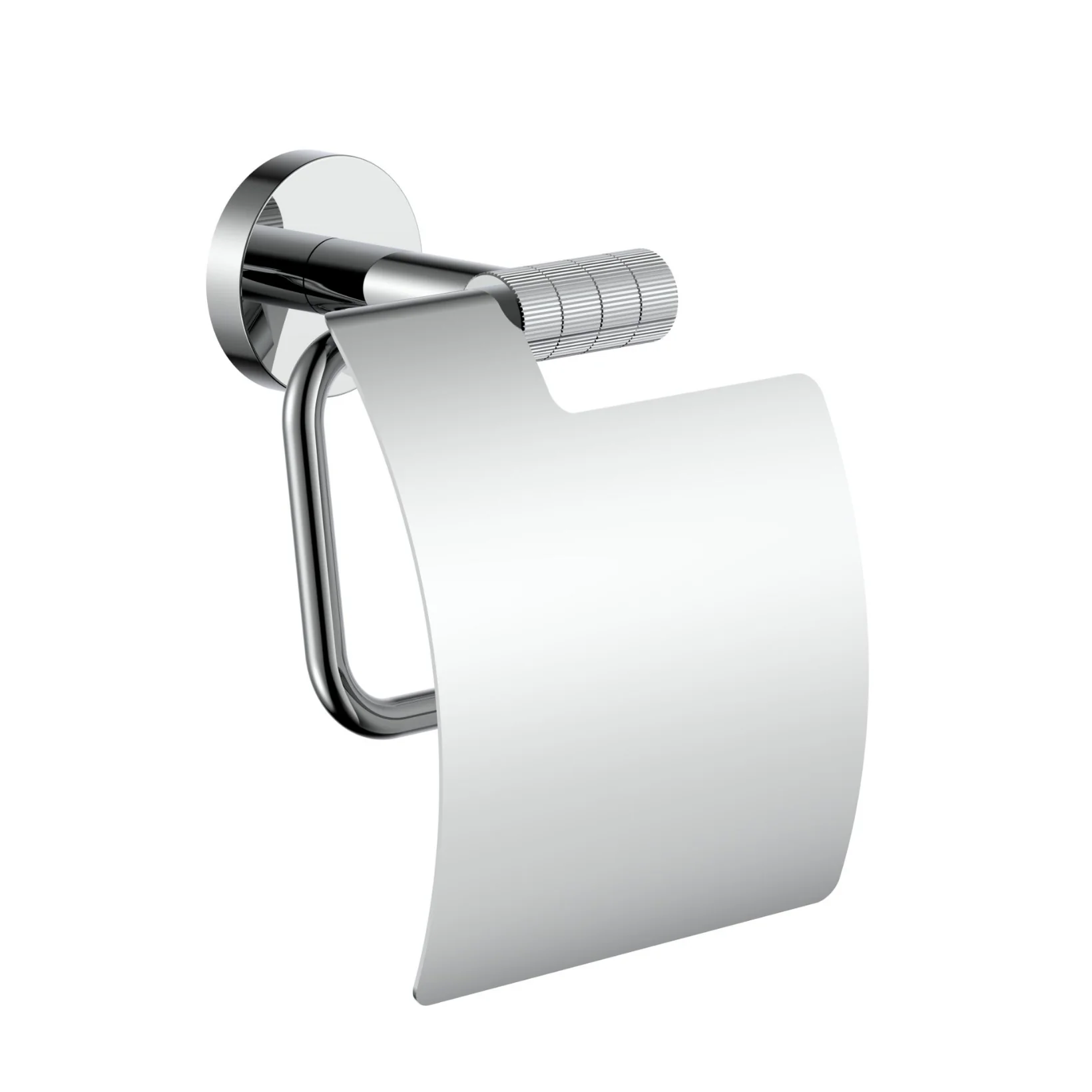 Aloni Stria toiletrolhouder met klep