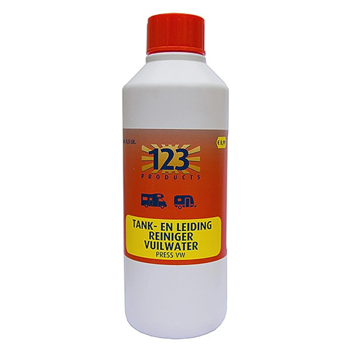 123-products press vw vuilwater reiniger – 0,5 L