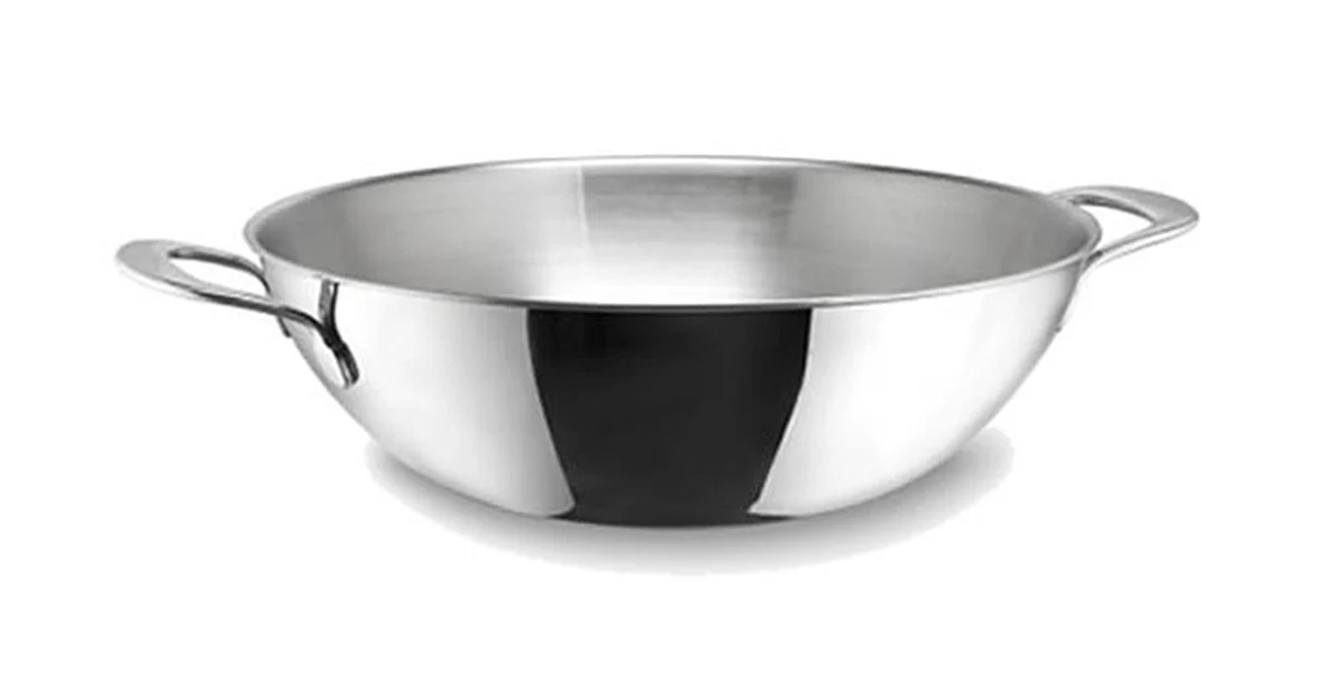 Habonne Wok Avance Triply Robust 30 cm RVS