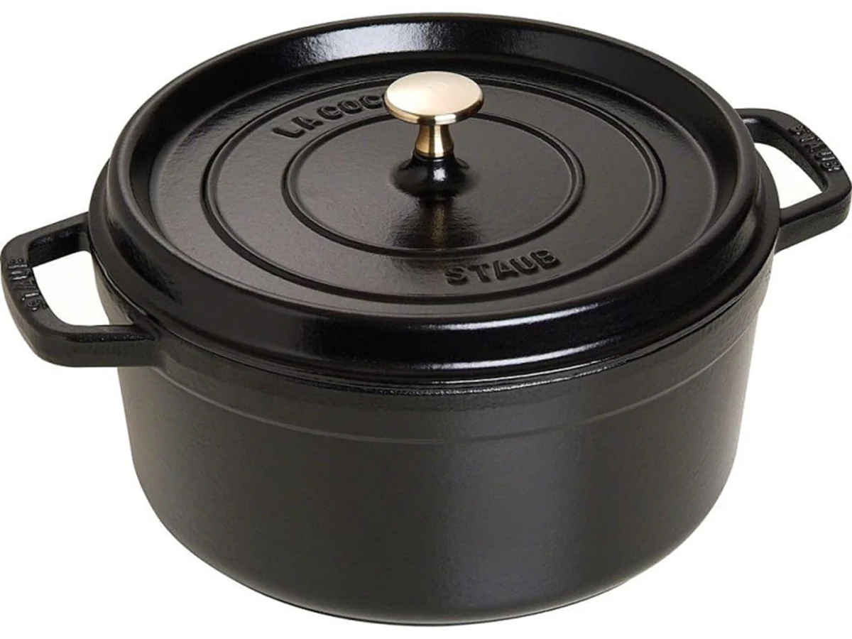 Staub Braad-/Stoofpan Gietijzer Zwart Ø 28 cm
