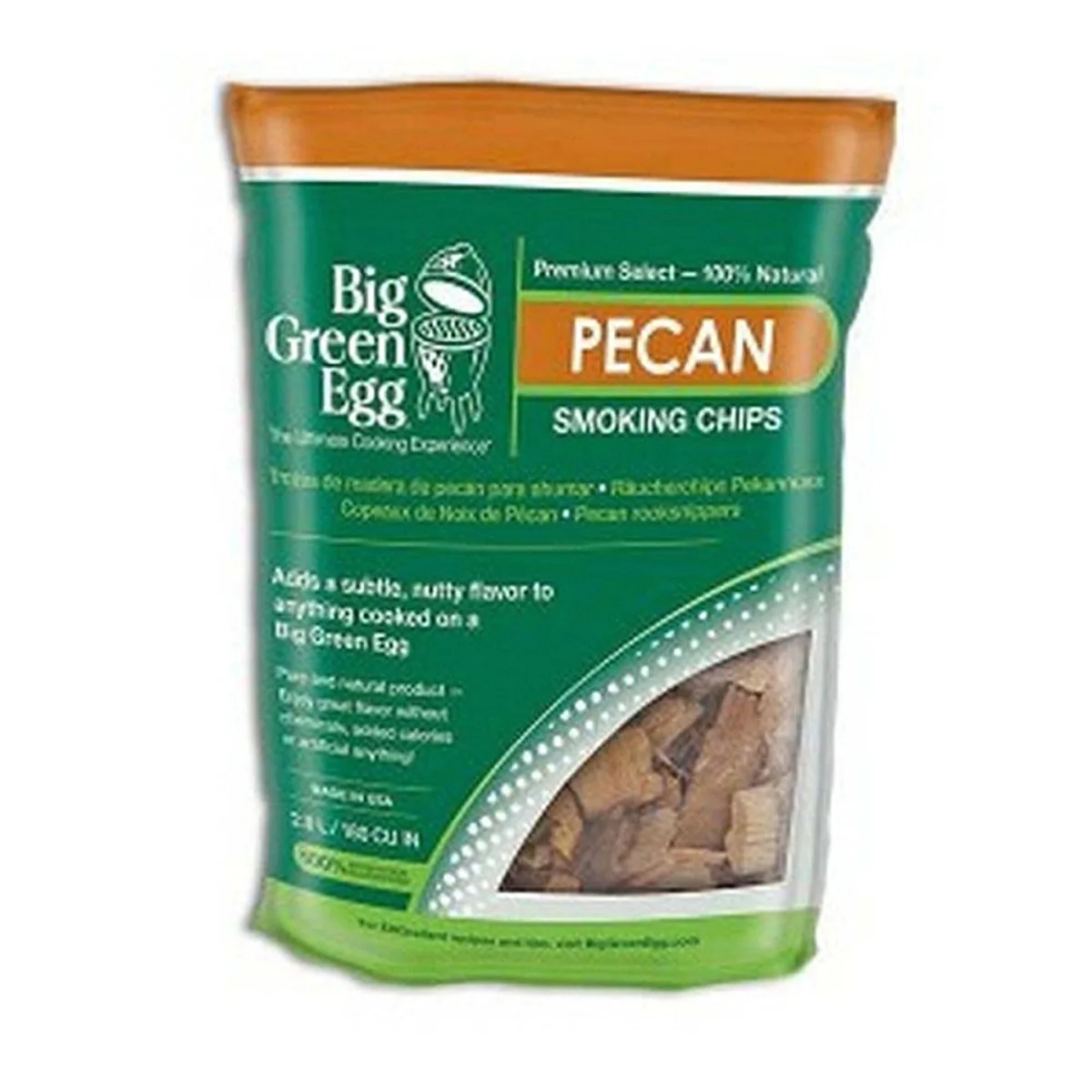 Big Green Egg Rooksnippers Pecan 2,9L
